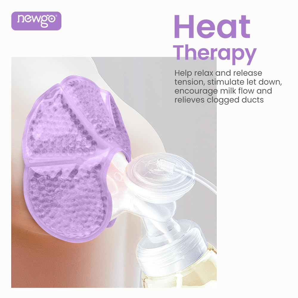 Newgo reusable nursing ice packs for engorgement relief