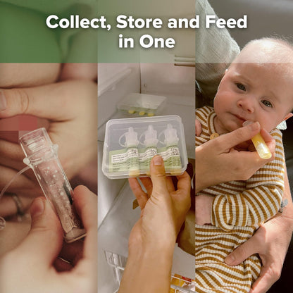 Haakaa medical grade silicone colostrum syringes in protective case