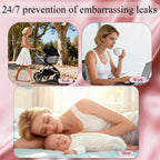 Leak-proof breast milk catcher cups in a nursing bra