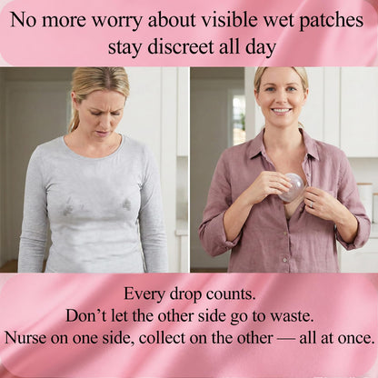 Flat bottom design of reusable breast milk collection cups