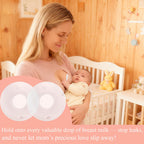Breastfeeding essentials kit including two silicone milk collectors