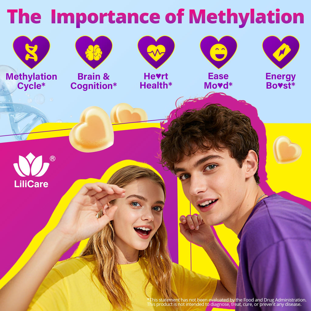 LILICARE imported cognitive health and mood support vitamins close up