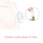 Silicone breast milk collection shells in packaging