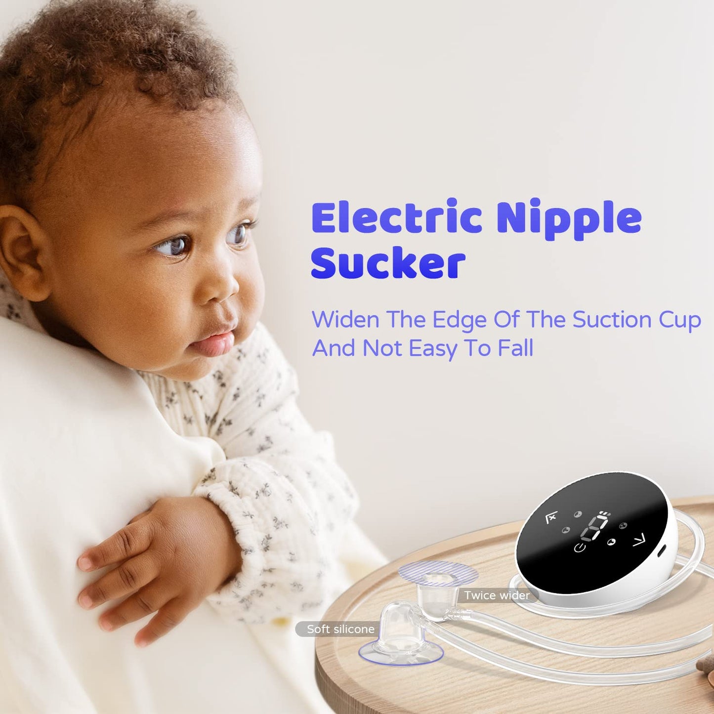 Safe and effective nipple suction cup device