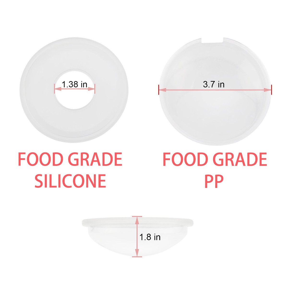Two pack Yiyee breast shells for nursing moms