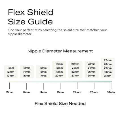 Zomee Flex 19mm shield set for latch assistance and comfort