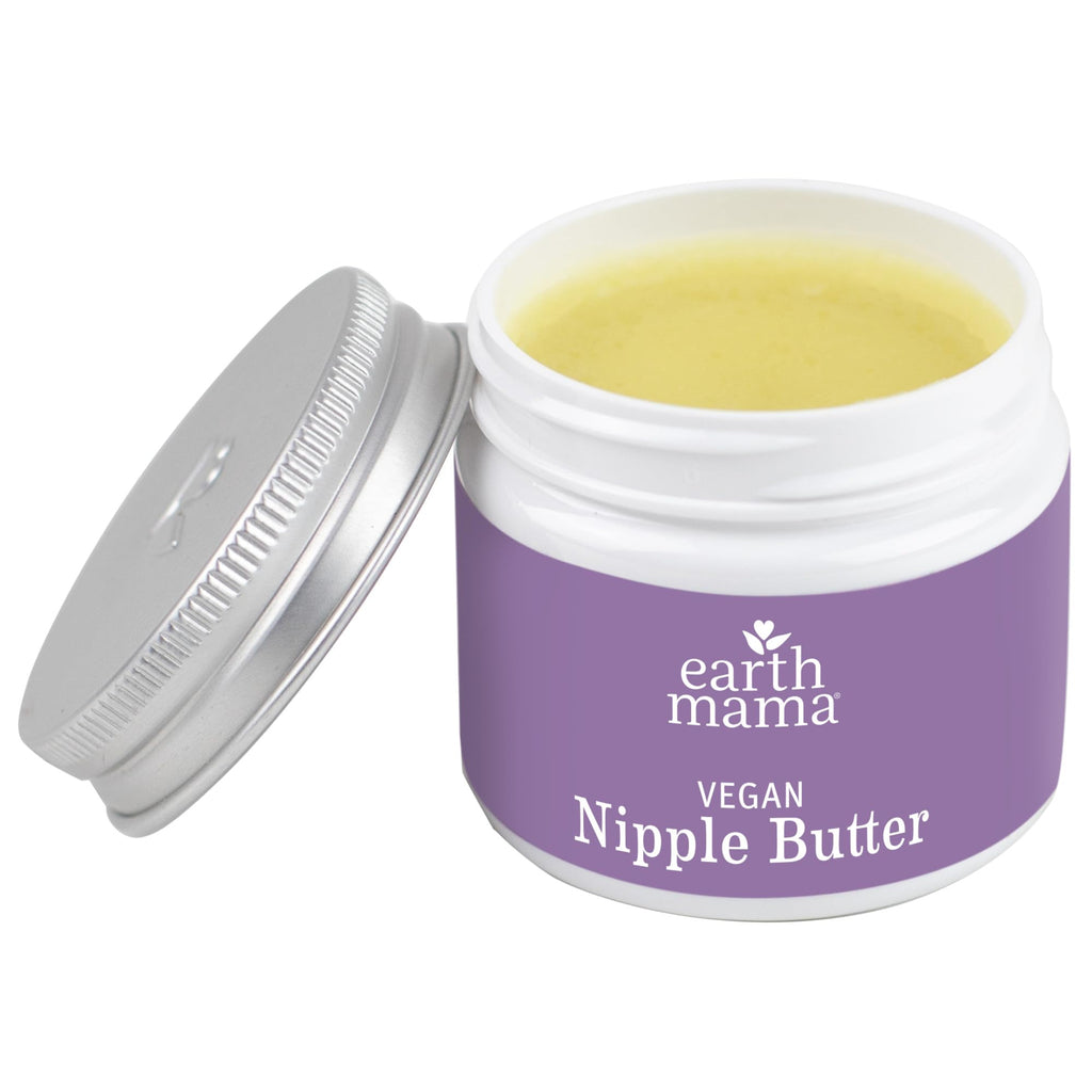 Side view of Earth Mama breast care cream