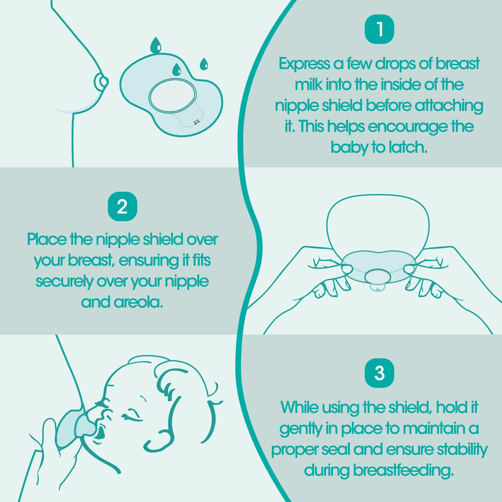Soft silicone 20mm nipple shield for nursing mothers