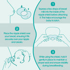 Soft silicone 20mm nipple shield for nursing mothers