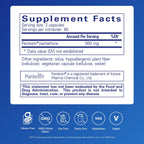 Pure Encapsulations Pantethine supplement bottle label details