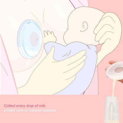 Side profile of Zdolmy breast milk collection shells