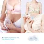 BPA-free nursing cups showing ventilation holes for airflow