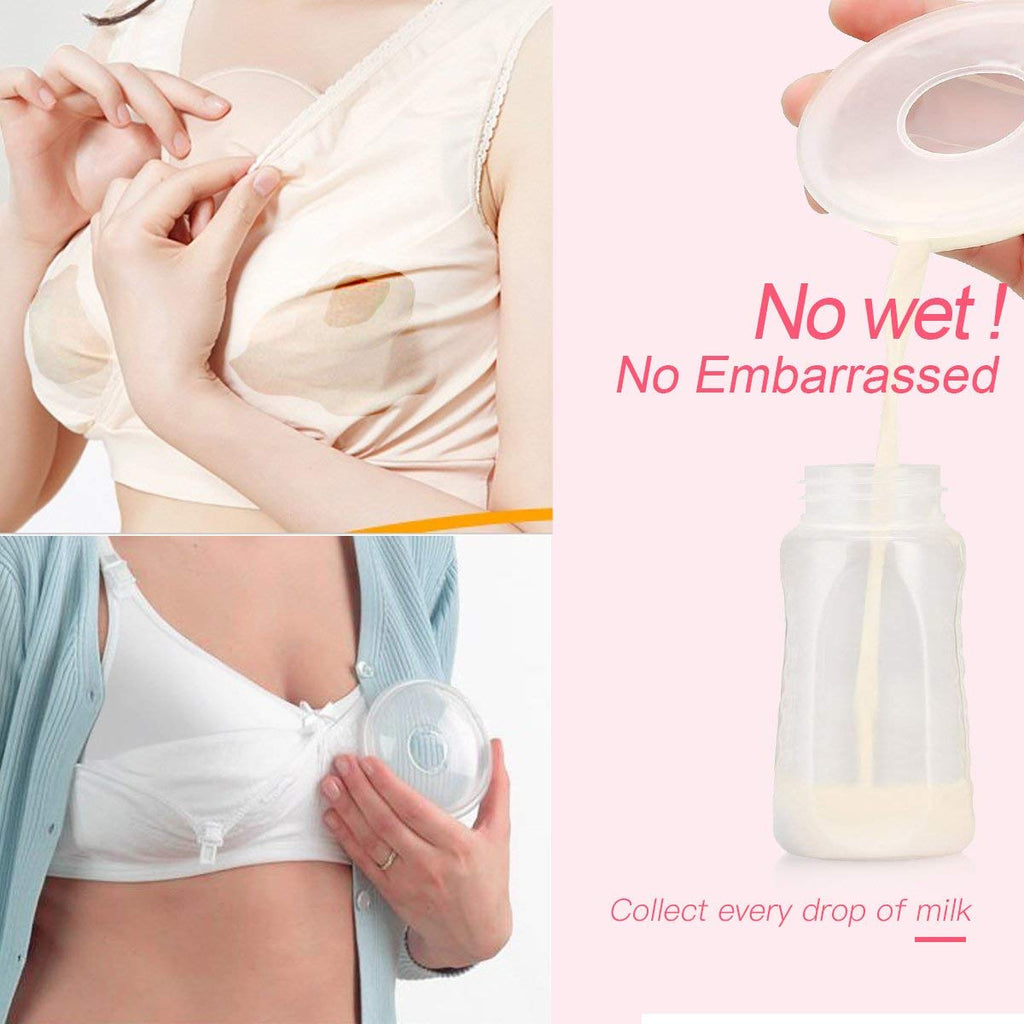 Close up of flexible silicone material of nursing shells