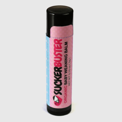 Suckerbuster weaning balm stick packaging