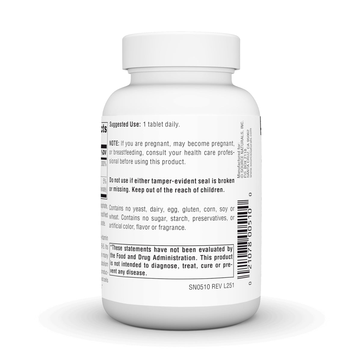 Authentic Source Naturals B5 supplement imported from USA