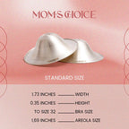 Close up of Babyhig 925 silver nipple shield surface