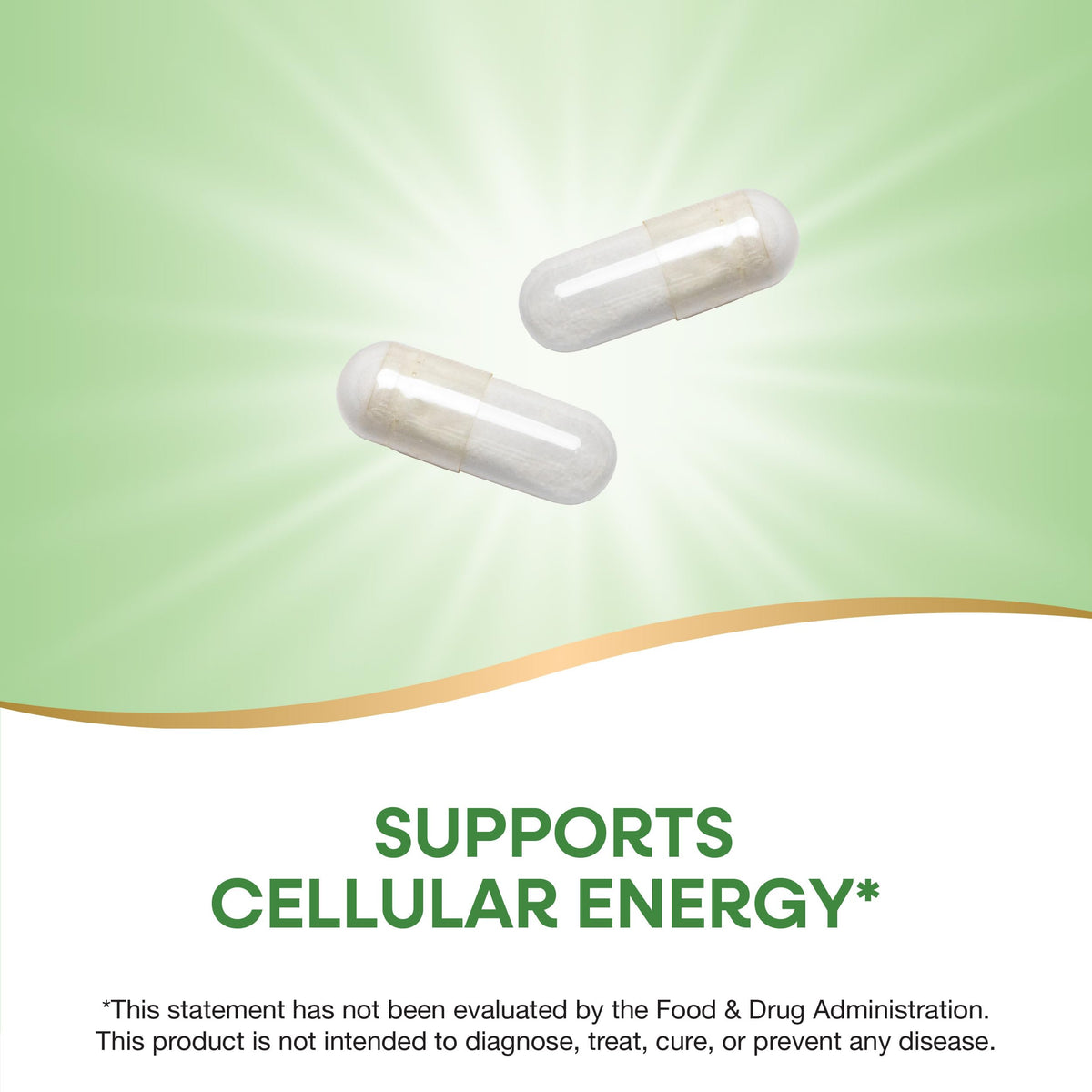 Side view of Nature's Way Pantothenic Acid 100 capsules