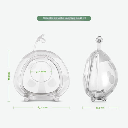 Packaging of Haakaa Ladybug 40 milliliter milk collector