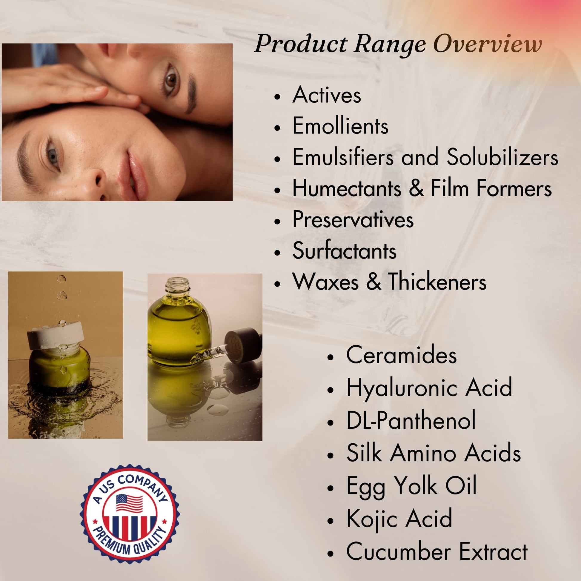 Authentic USA imported DL-Panthenol for DIY skincare