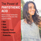 Authentic Solaray Pantothenic Acid dietary supplement packaging