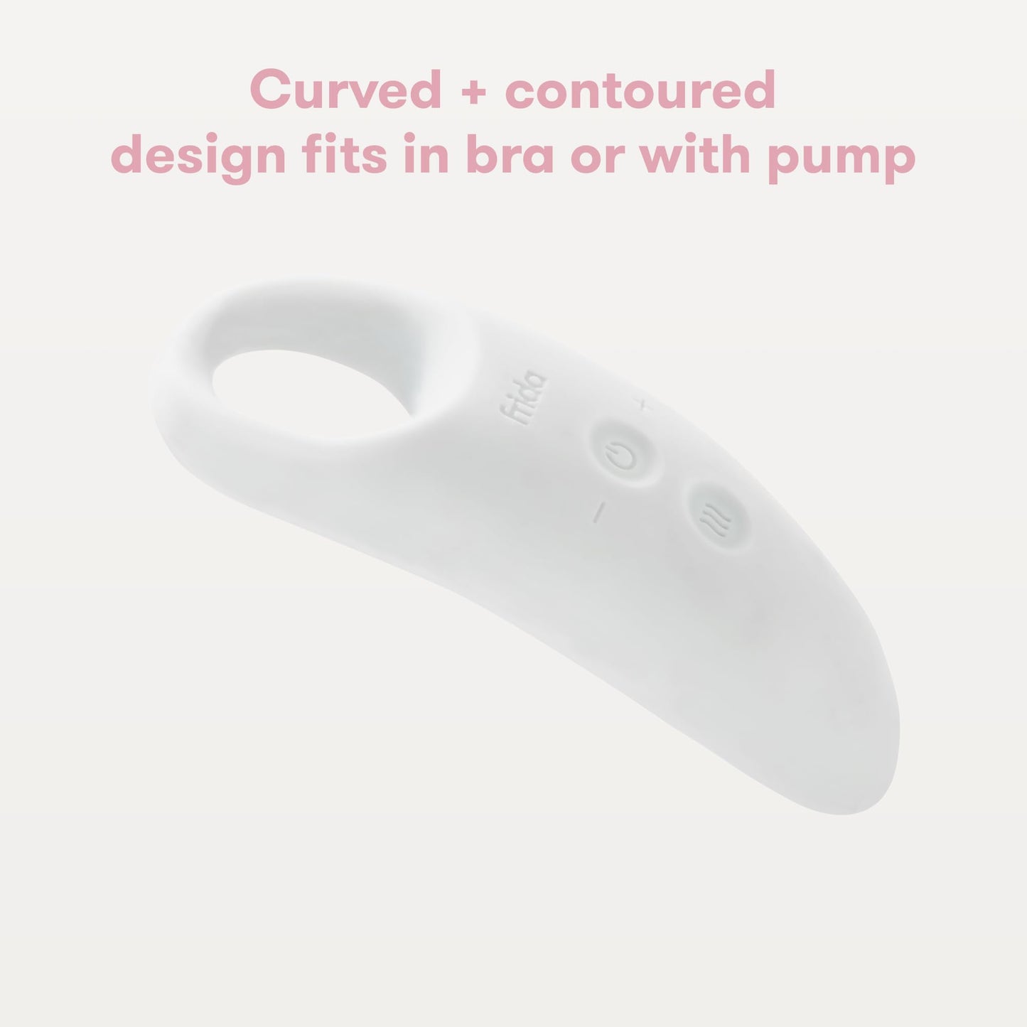 Frida Mom massager ergonomic shape for breast placement