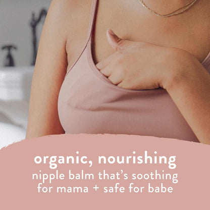 The Honest Company Mama Calm Your Nip Balm packaging details