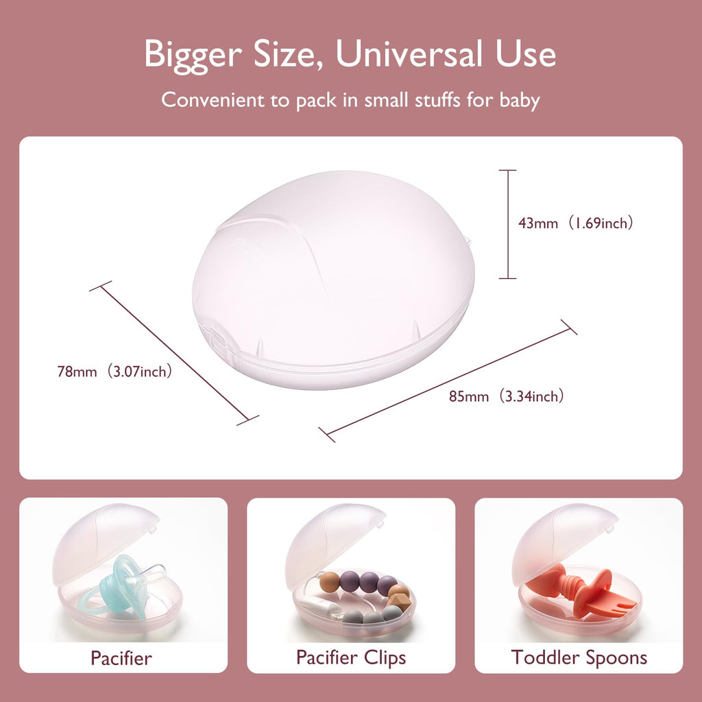 Close up of Momcozy silicone nipple shield cut out feature