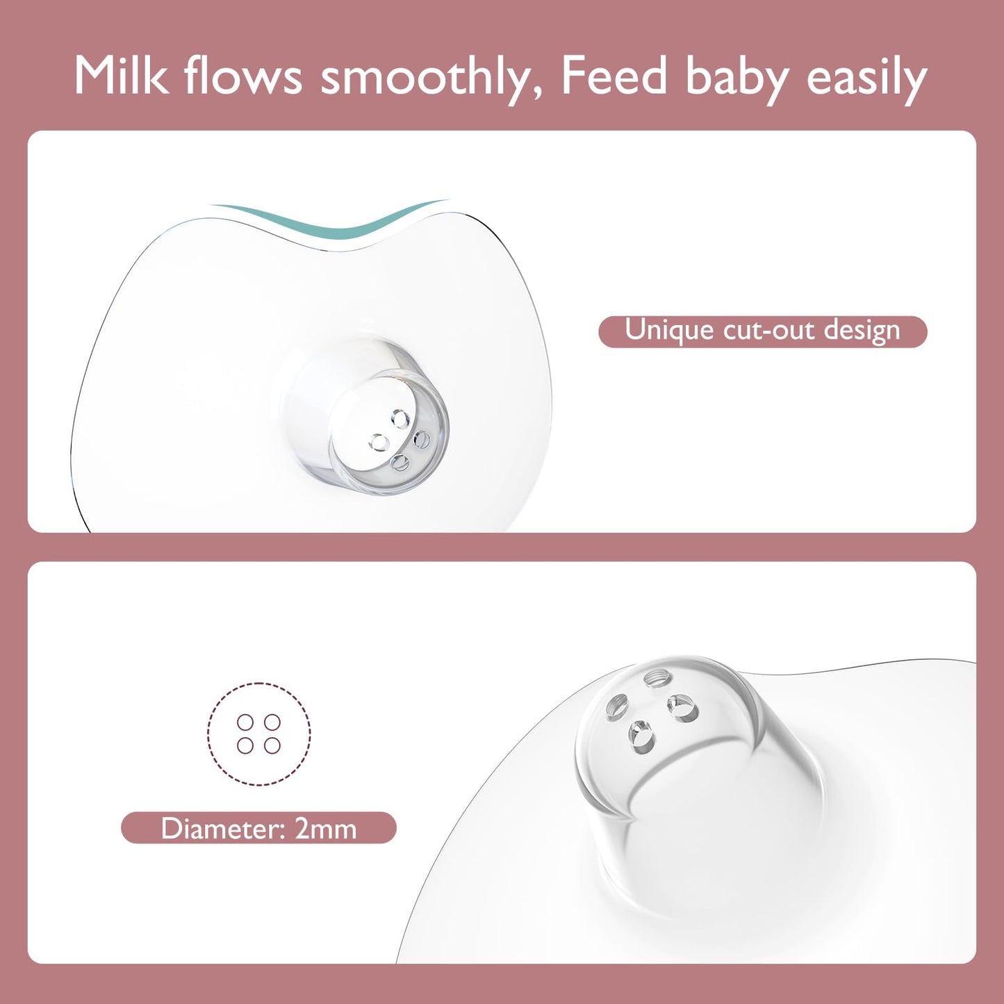 Momcozy BPA free nipple shield for nursing moms