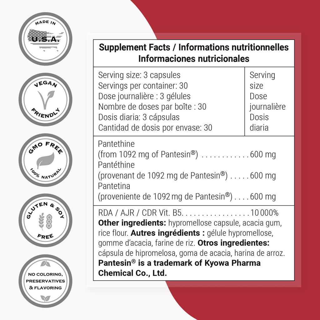 Supersmart Pantesin Vitamin B5 capsule texture