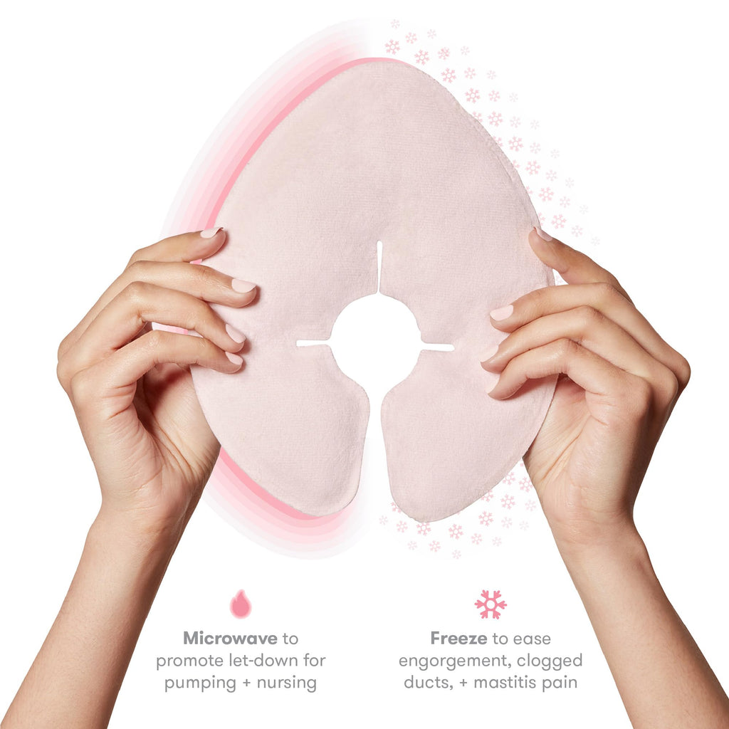 Reusable teardrop shaped breast therapy packs for engorgement