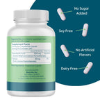 Bestvite Vitamin B5 240 vegetarian capsules label details