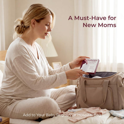 Side profile of Momcozy hydrogel nursing pad