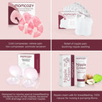 Using Momcozy therapy pads for hot and cold relief