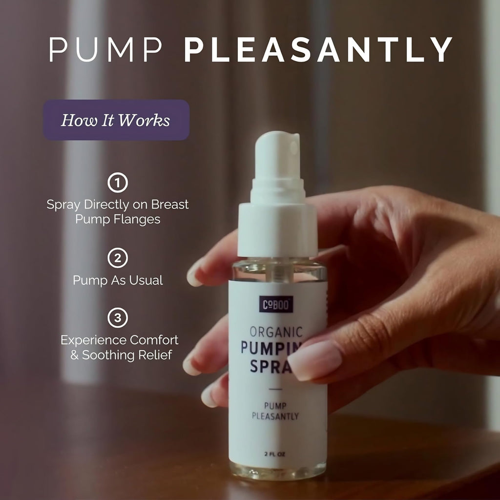 Side profile of CoBoo pumping spray 2 fluid ounces