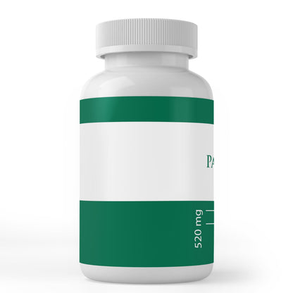Pure Original Ingredients Vitamin B5 500mg supplement label details