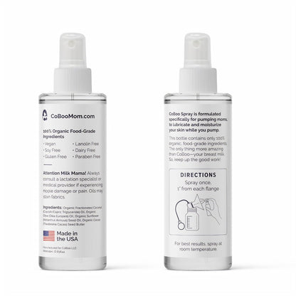 CoBoo organic pumping spray travel sized bottle