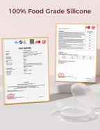 Close up of Momcozy food grade silicone nipple shield