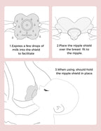 Momcozy nipple shield pair for flat nipples
