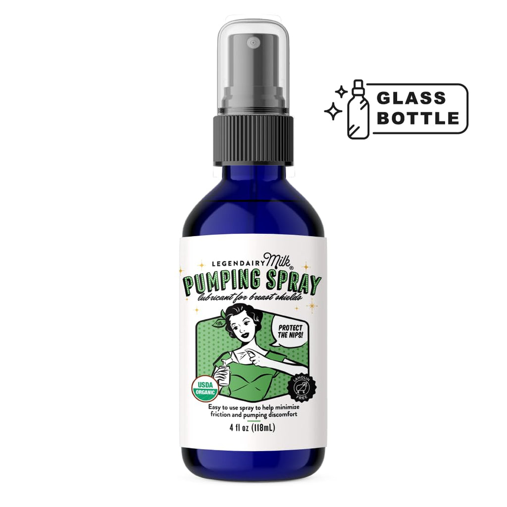 Legendairy Milk Pumping Spray organic ingredient label details