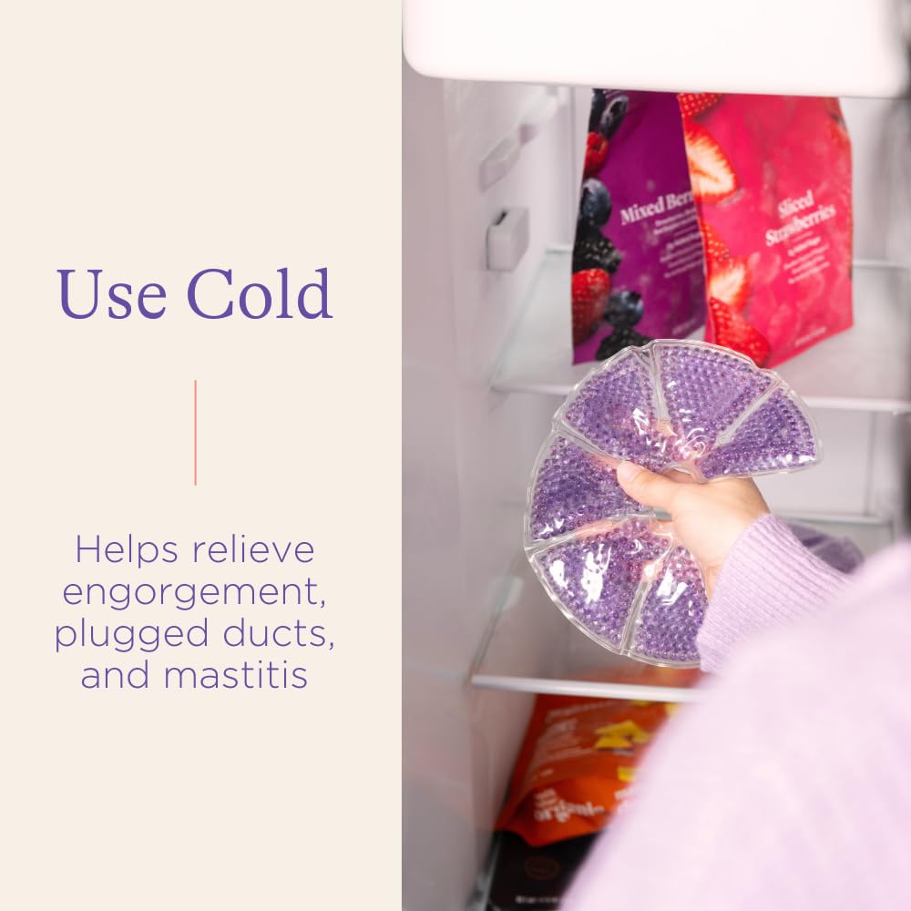 Postpartum essential Lansinoh breast therapy packs in box