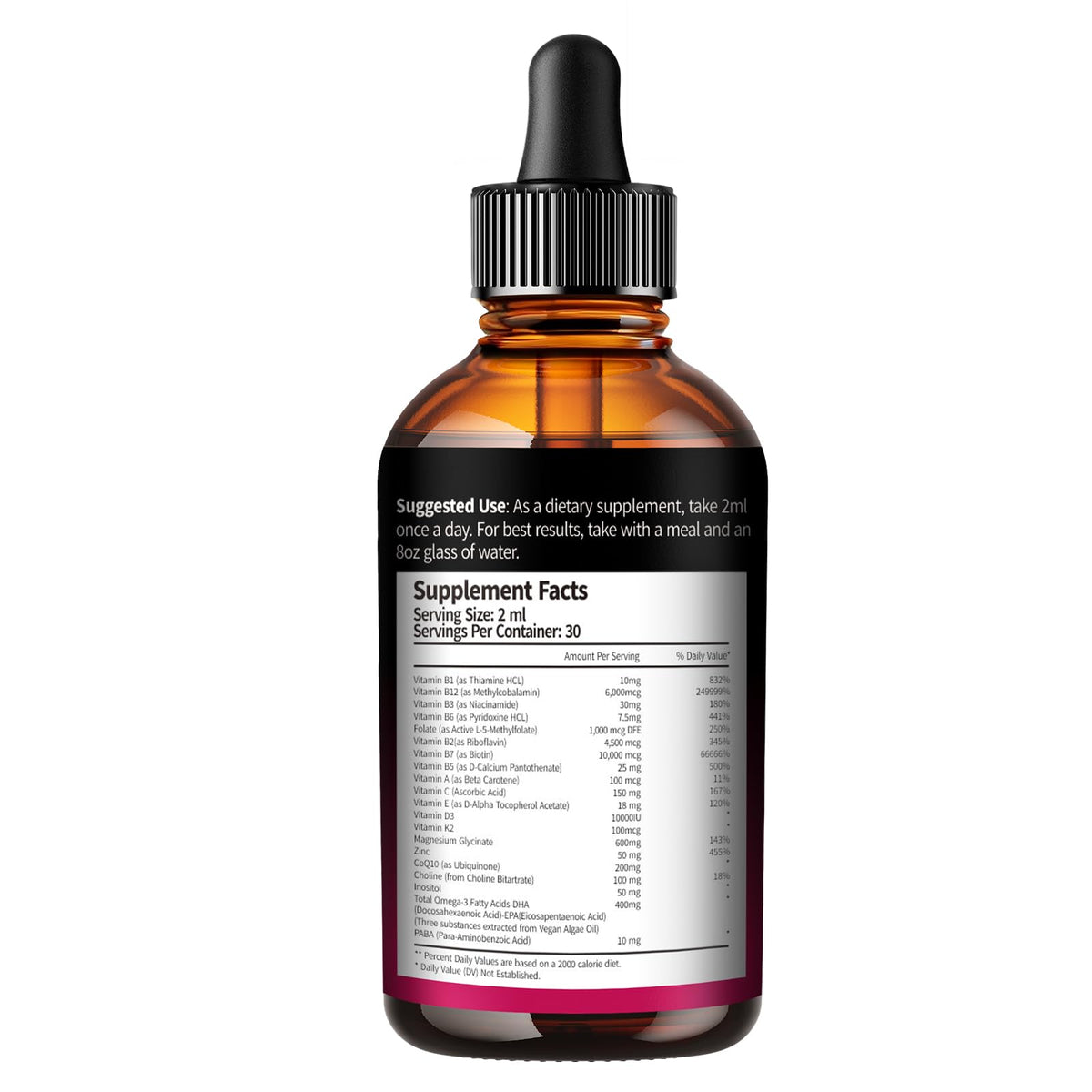 VivoNu health supplement 2 fluid ounce bottle