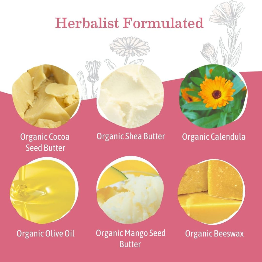 Texture of Earth Mama Organic Nipple Butter herbal balm