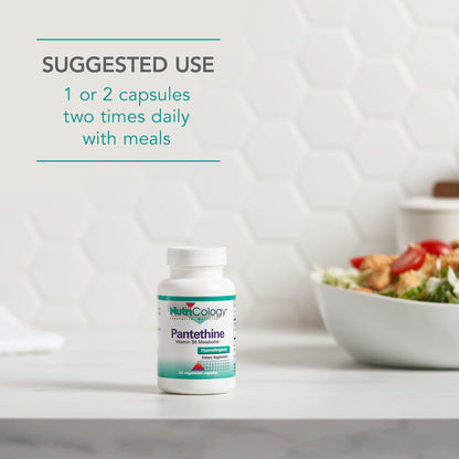 Close up of Nutricology supplement bottle branding