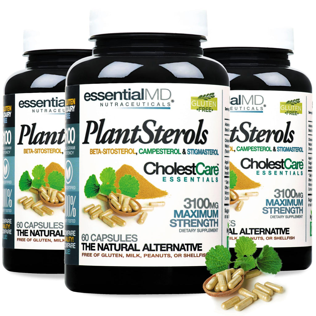 Essential MD Phytosterol Essentials dietary supplement box and bottle