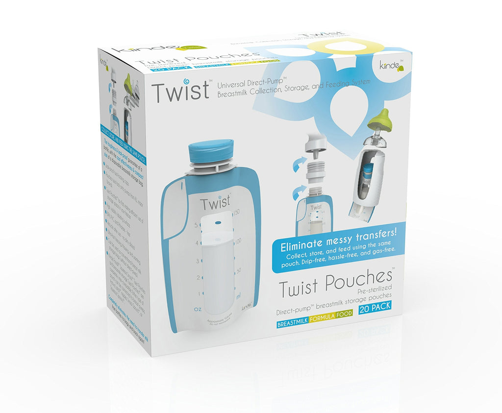 Kiinde Twist Pouch threaded cap and leak-proof design