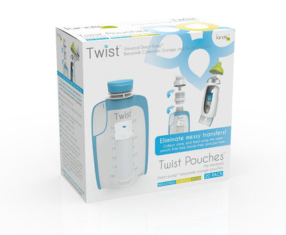 Kiinde Twist Pouch threaded cap and leak-proof design