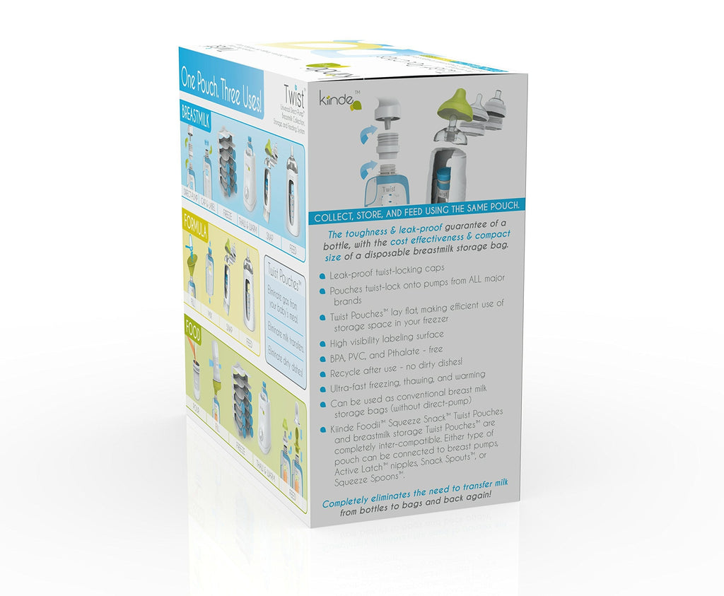 Kiinde storage bag labeling surface for date tracking