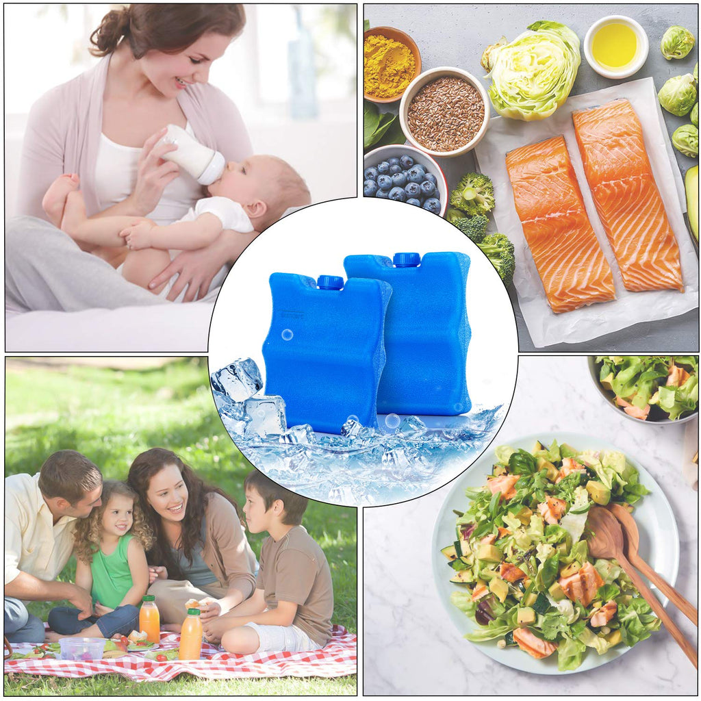 Working mom using Teamoy ice packs for portable milk storage