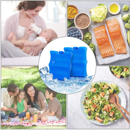 Working mom using Teamoy ice packs for portable milk storage