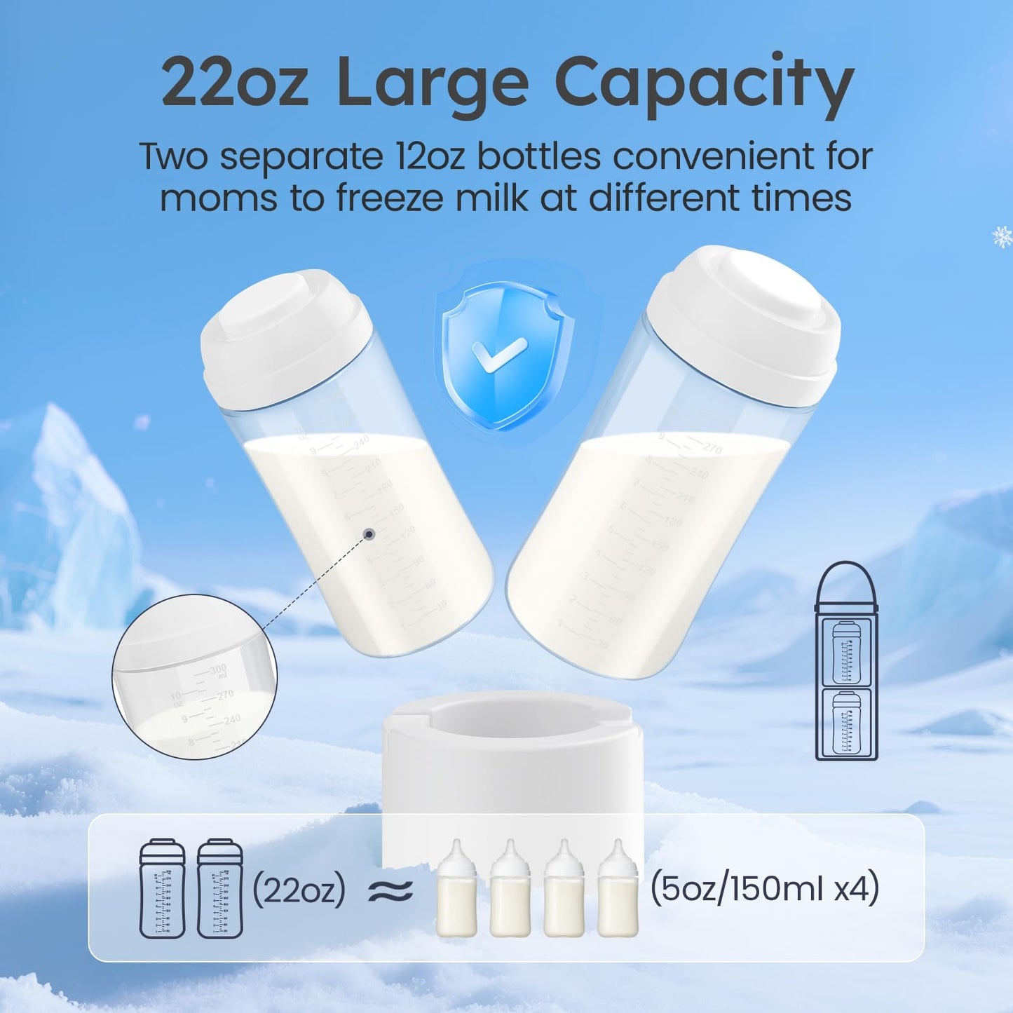 Internal cooling core of the Lazyshine milk cooler